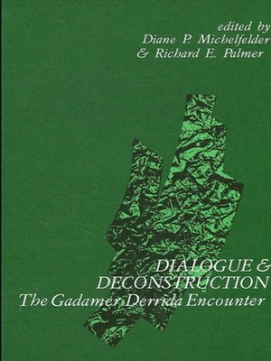cover image of Dialogue and Deconstruction